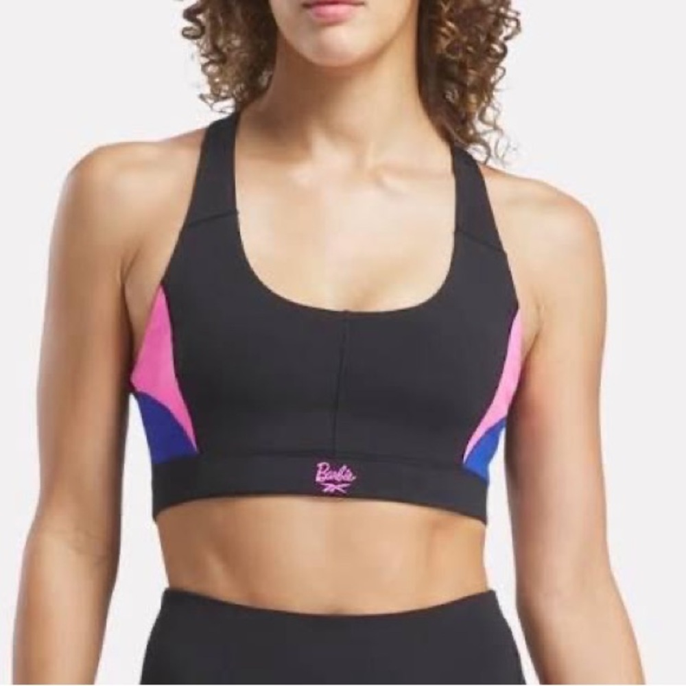 Reebok Barbie collab tank top sports bra small
